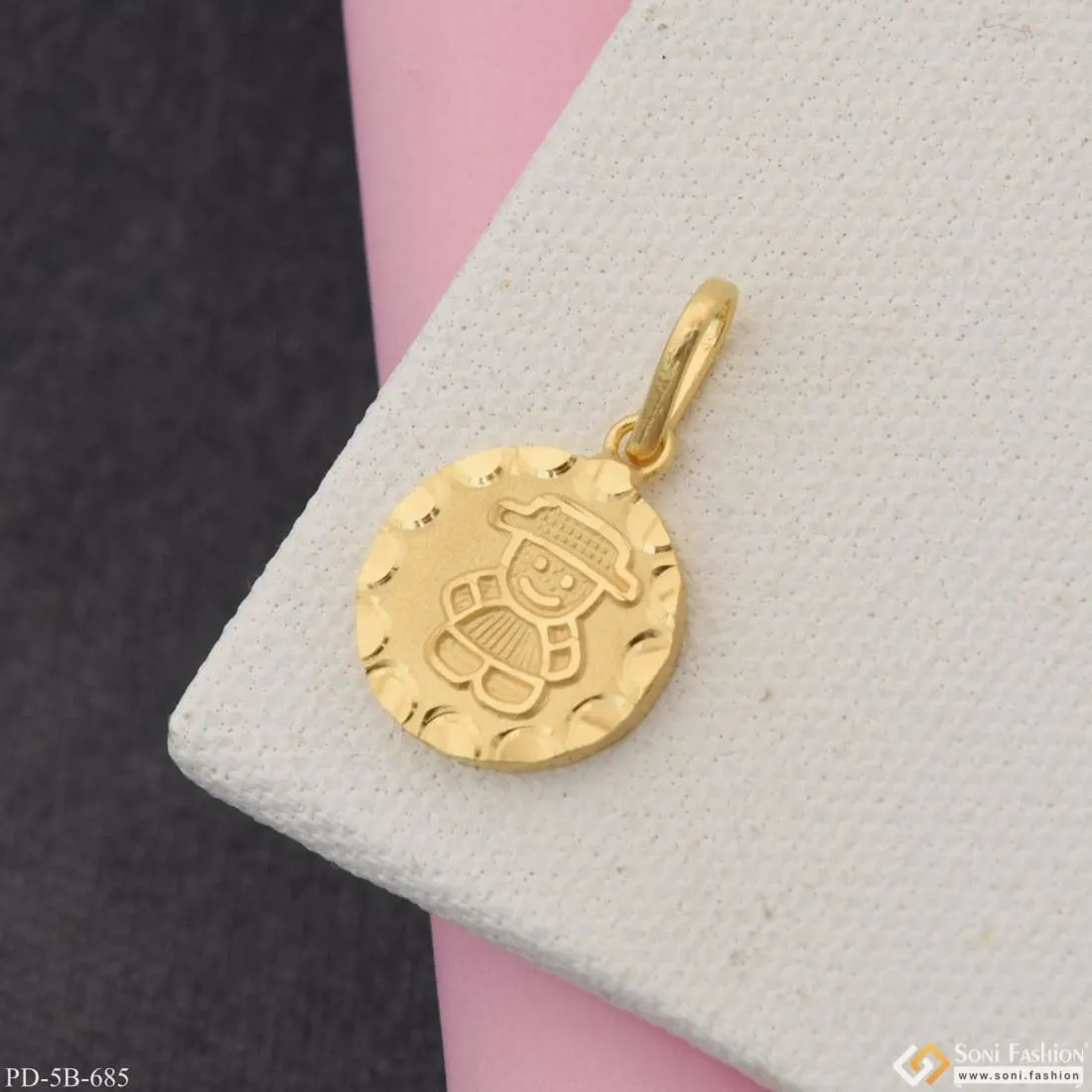 1 Gram Gold Plated Cute Pendant For Children | Kids | Little Baby - Style B685