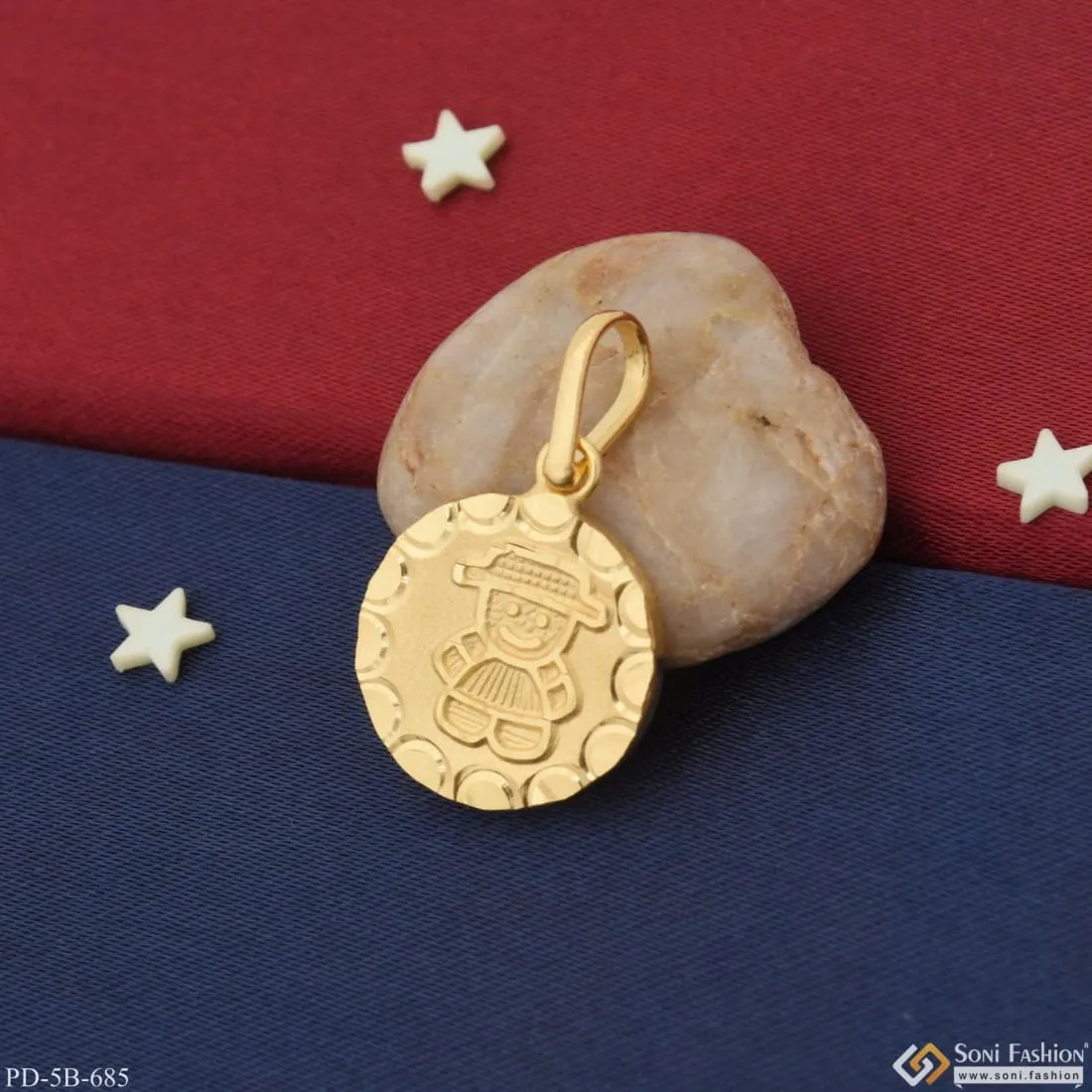 1 Gram Gold Plated Cute Pendant For Children | Kids | Little Baby - Style B685