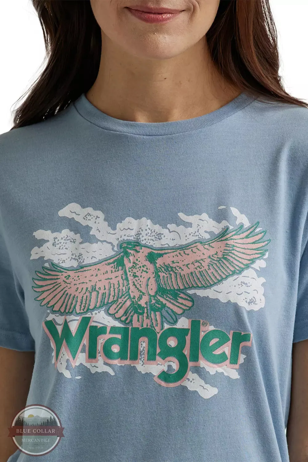 112344175 Retro Soaring Eagle Regular Fit T-Shirt