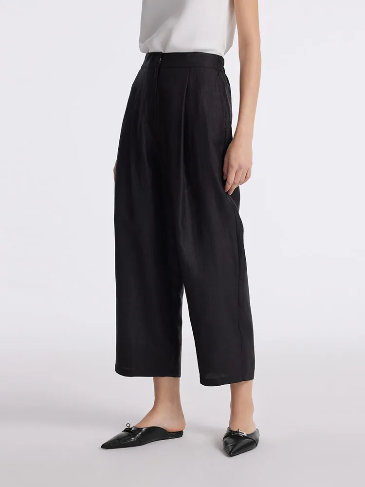 16 Momme Xiang Yun Silk Wide Leg Women Pants