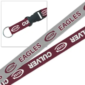 3/4" Dual Graphic Sublimated Lanyard - Maroon