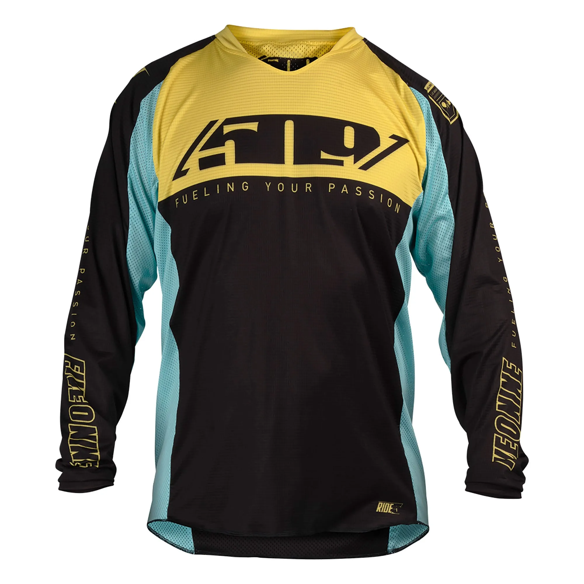 509  Ride 5 Jersey Lightweight Quick-Drying Breathable Mesh Paneling Acid