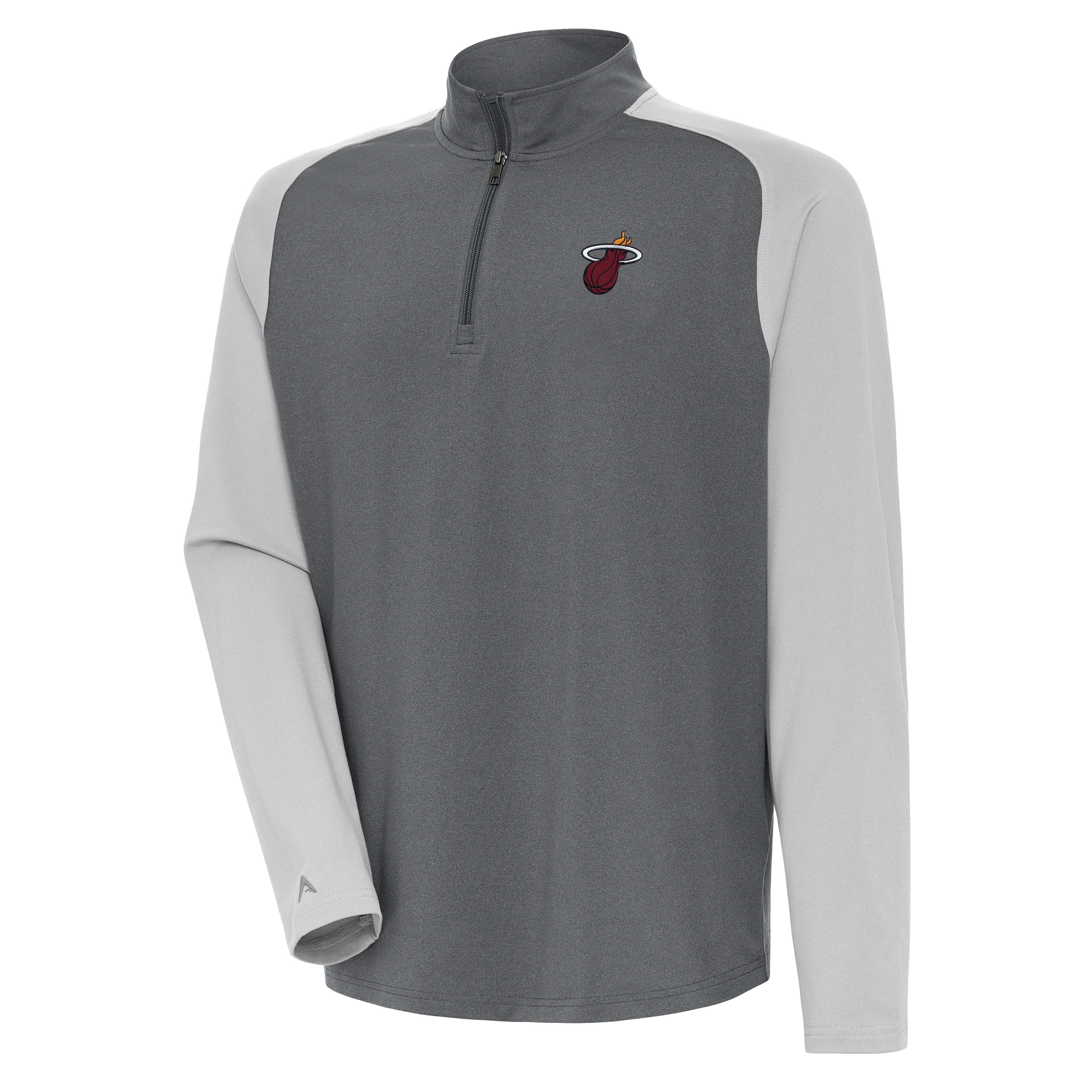 Antigua Miami HEAT Grey Quarter Zip