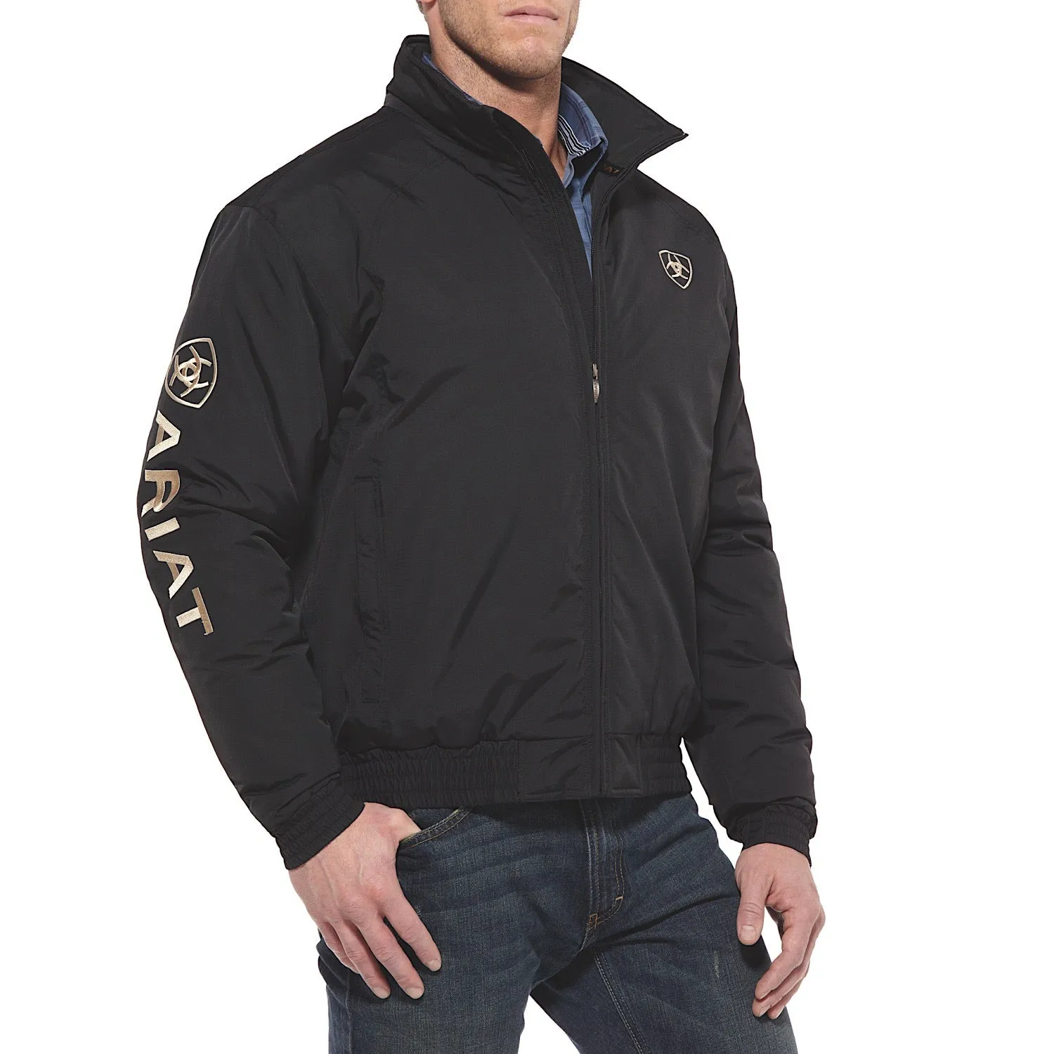 Ariat Mens New Team Logo Insulated Jacket Black