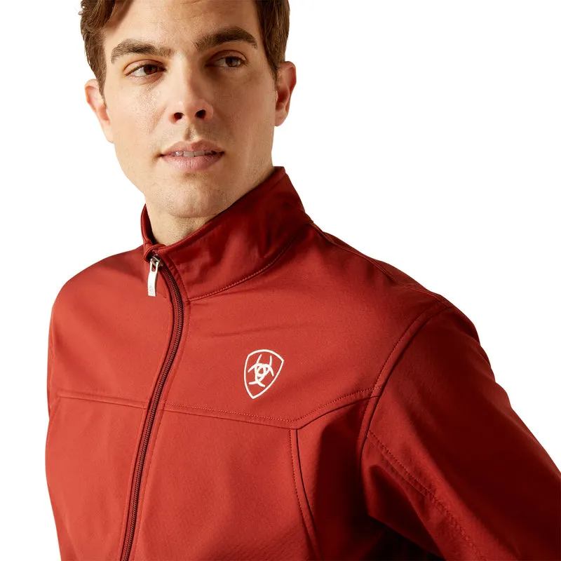 Ariat Mens New Team Softshell Jacket - Fired Brick