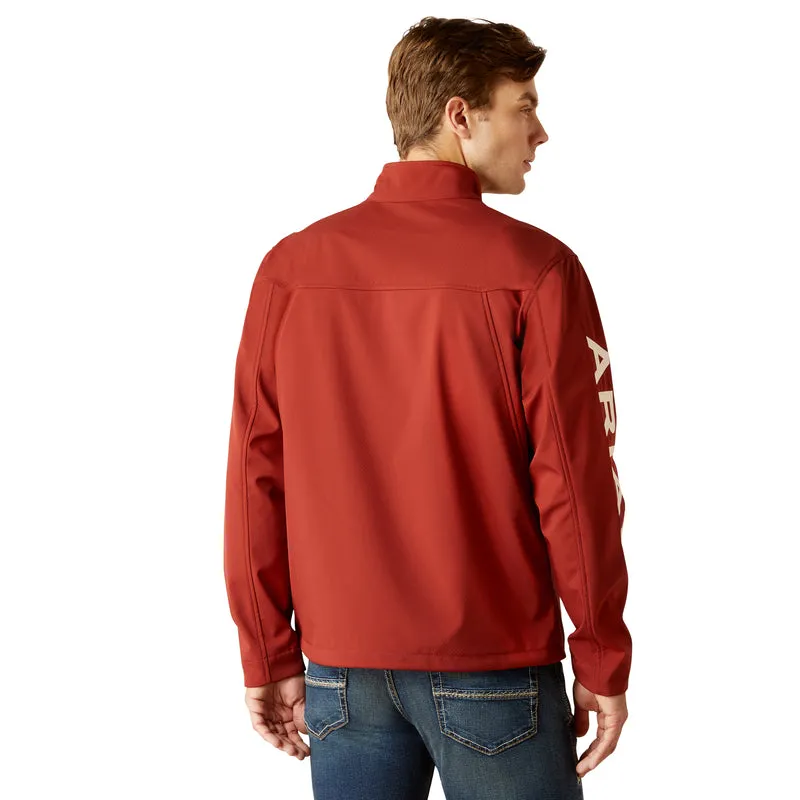 Ariat Mens New Team Softshell Jacket - Fired Brick