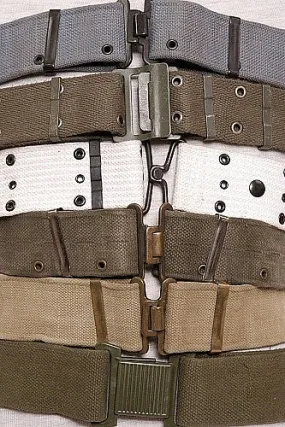 Assorted Used 2" Military Web/Pistol Belt Mixed Country Grab Bag