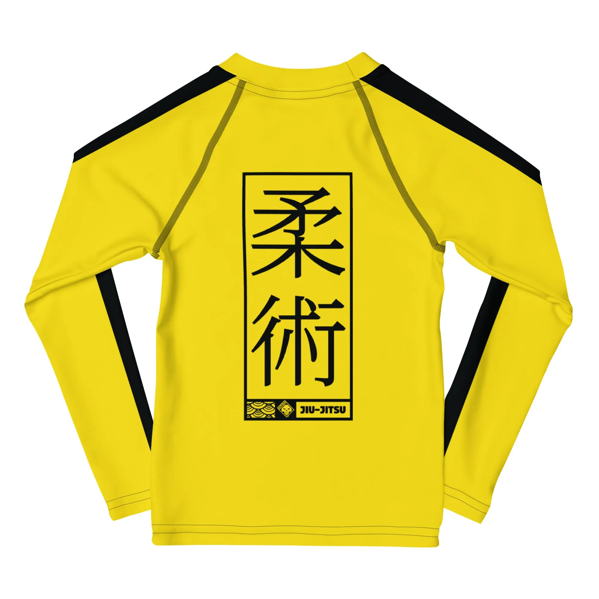 Awaken the Warrior Within: Boys' Bruce Lee Rash Guard - Jiu-Jitsu 020