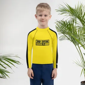 Awaken the Warrior Within: Boys' Bruce Lee Rash Guard - Jiu-Jitsu 020