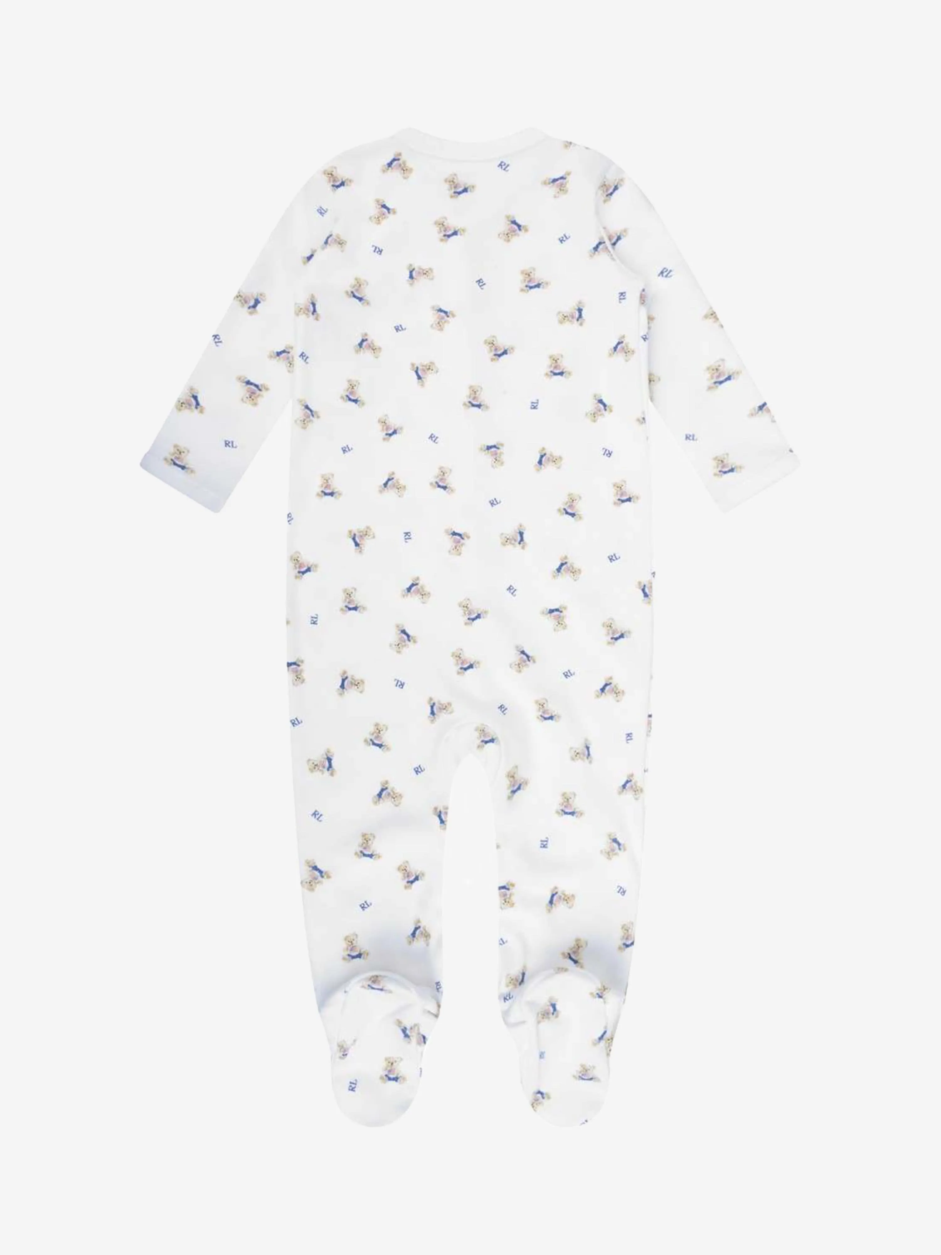 Baby Boys Bear Print Babygrow