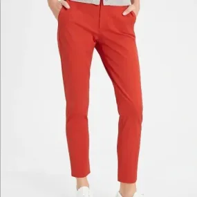 Banana Republic Factory High Rise Slim Ankle Pants in Burnt Orange