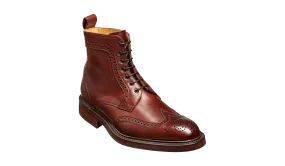 Barker Calder Rugged Wind Cap Boot- Cherry Grain