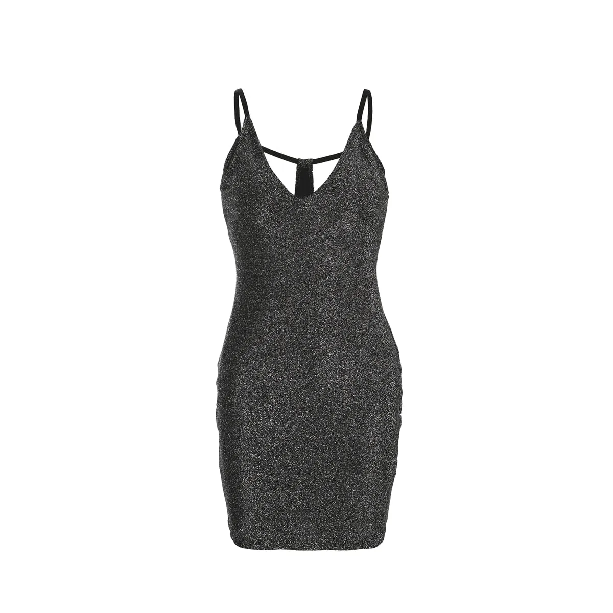 Basic Round Neck Plain Bodycon Dress