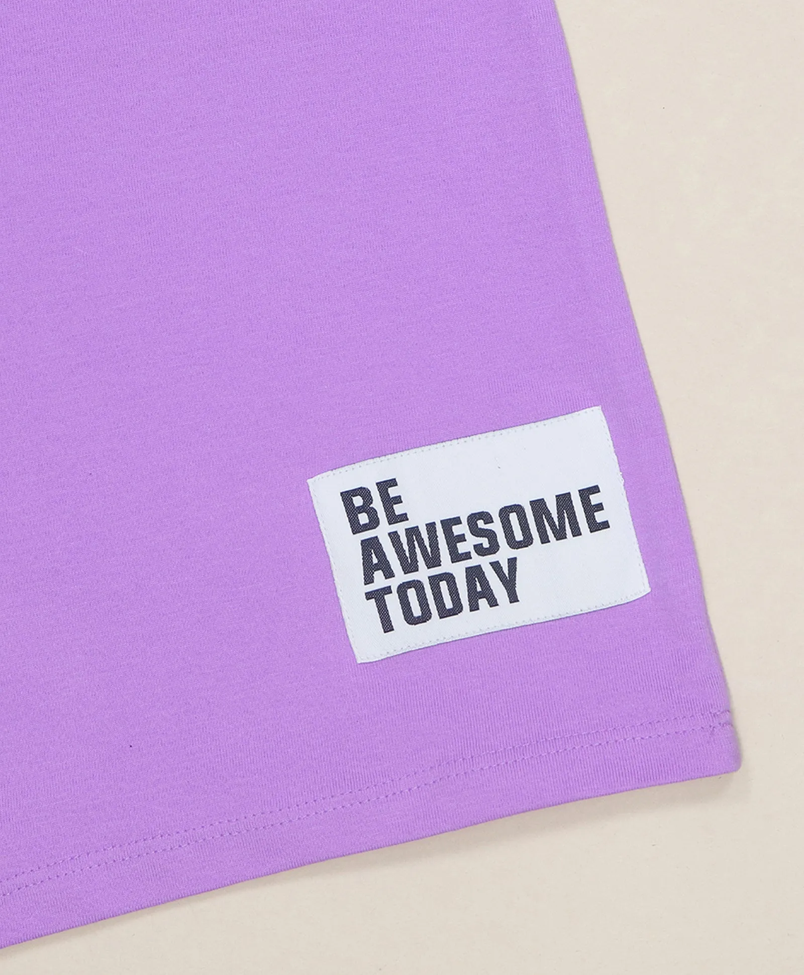 Be Awesome Today Half Sleeves T-Shirt & Shorts Set