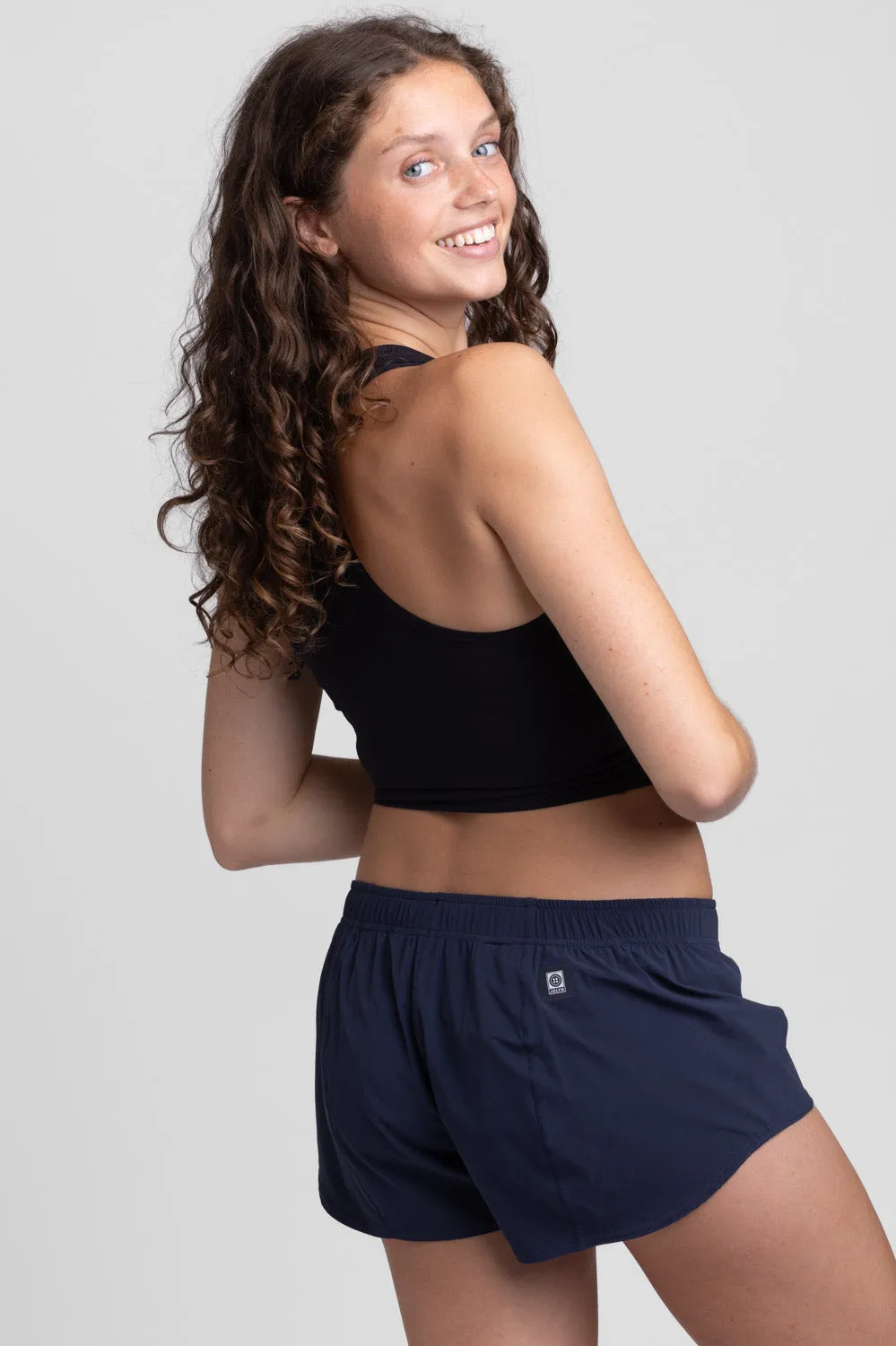 Bennie Run Short - Navy