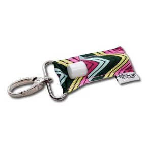 Bold Diagonal Stripe LippyClip® Lip Balm Holder Chapstick