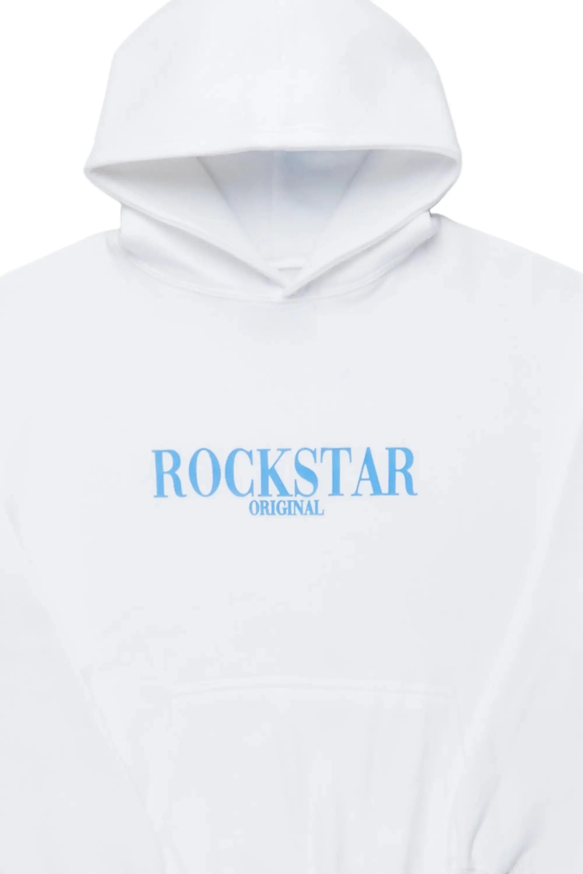 Boys Octavio White/Blue Graphic Hoodie