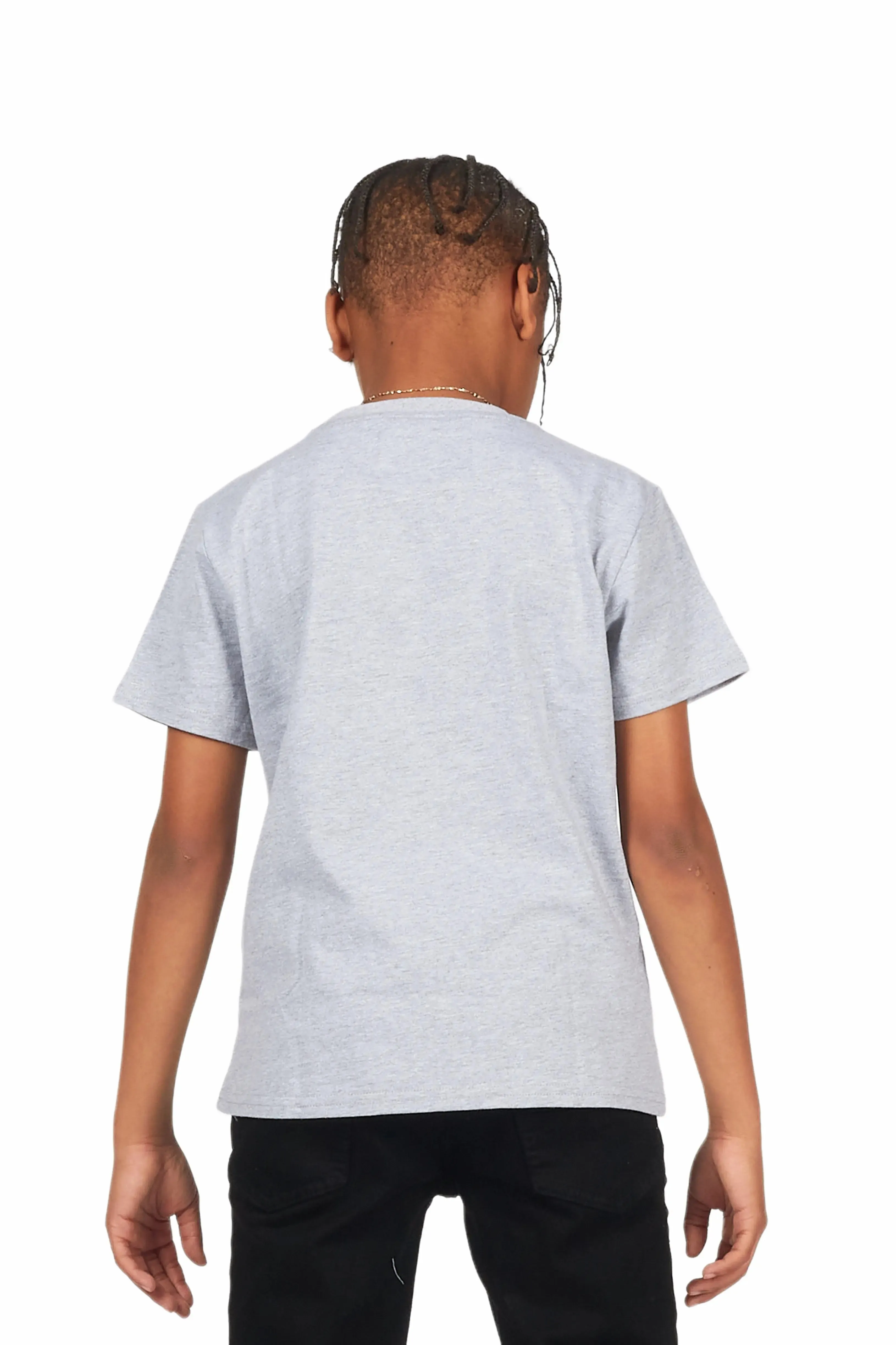 Boys Palmer Grey Graphic T-Shirt