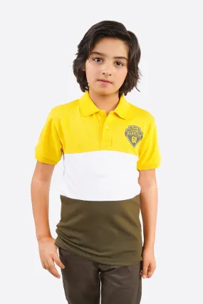 Boy's Short Sleeves Fashion Polo