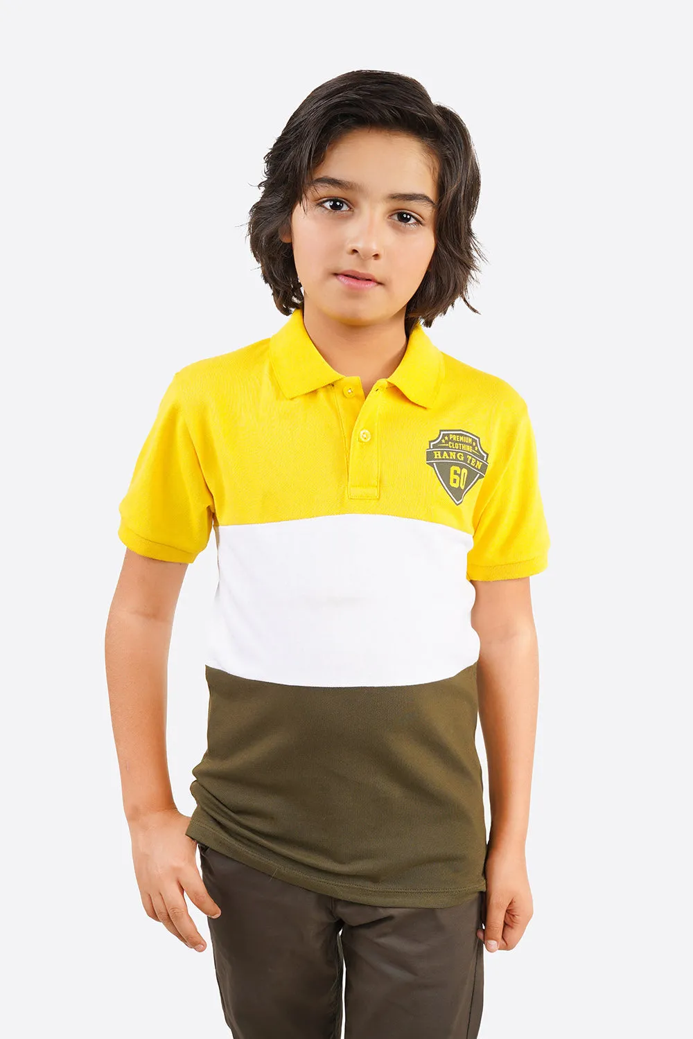 Boy's Short Sleeves Fashion Polo