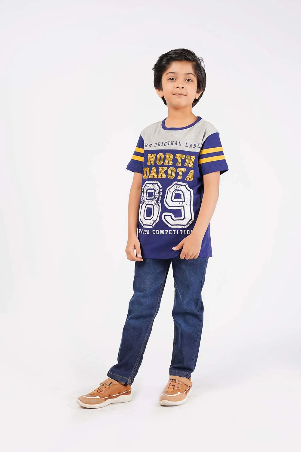 Boy's Short Sleeves Graphics Tee