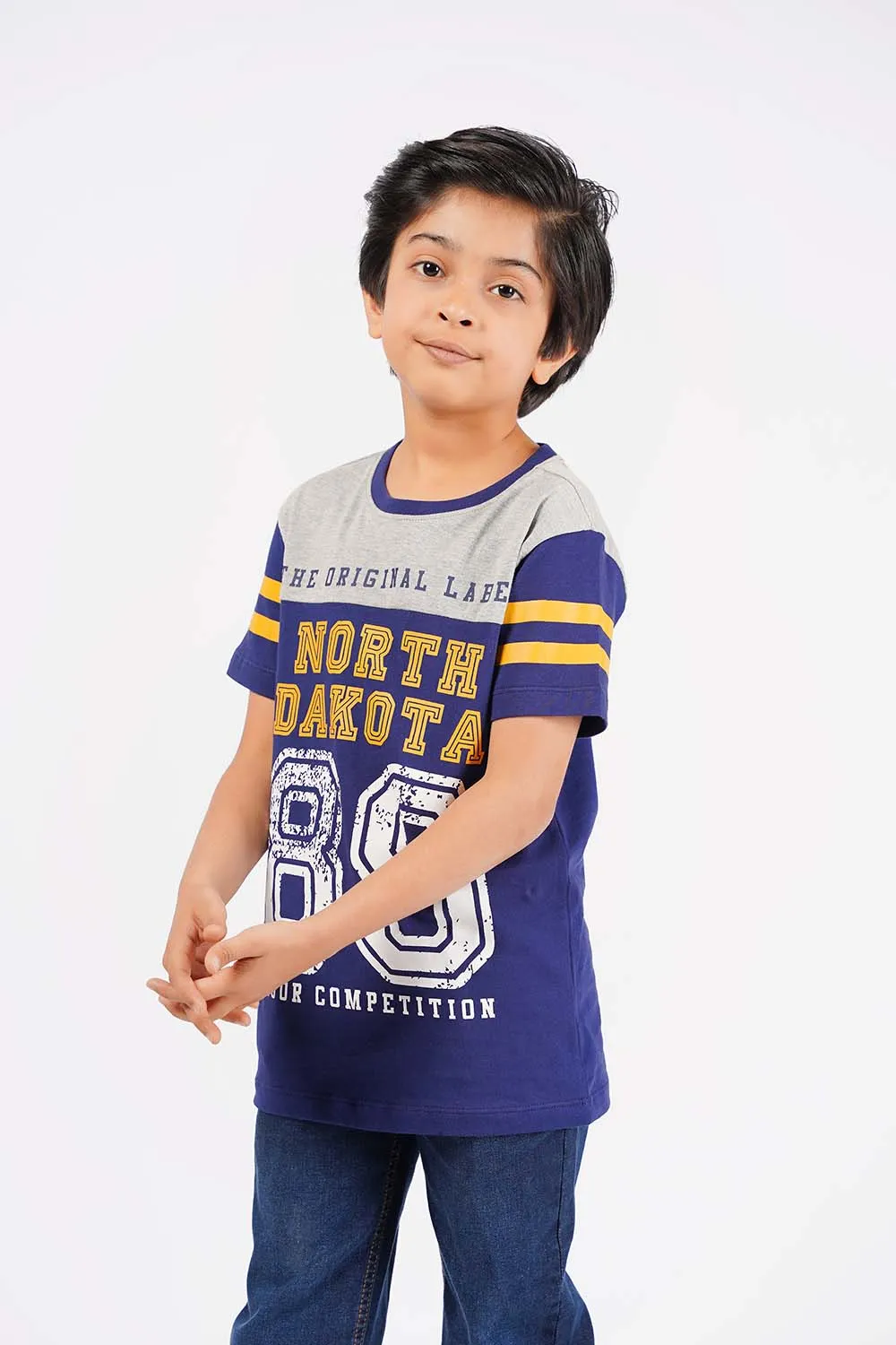 Boy's Short Sleeves Graphics Tee