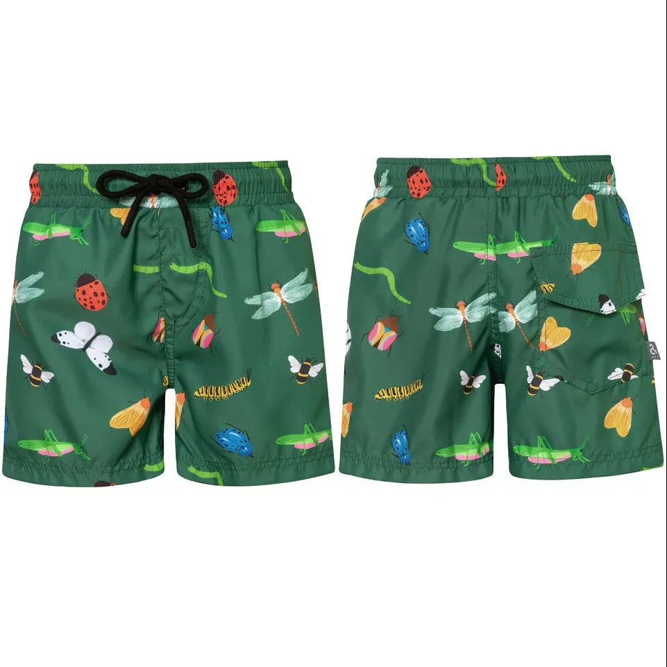 Boys Swim Shorts | Insectos Gris or Pasto