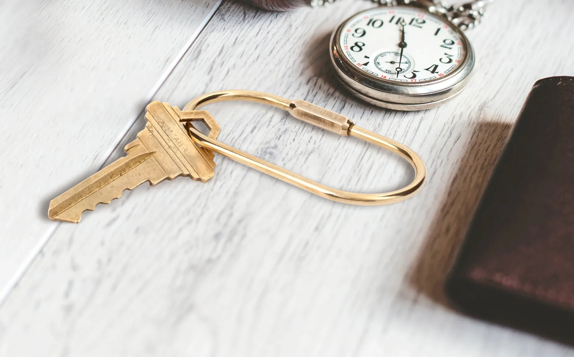 Brass Keyring