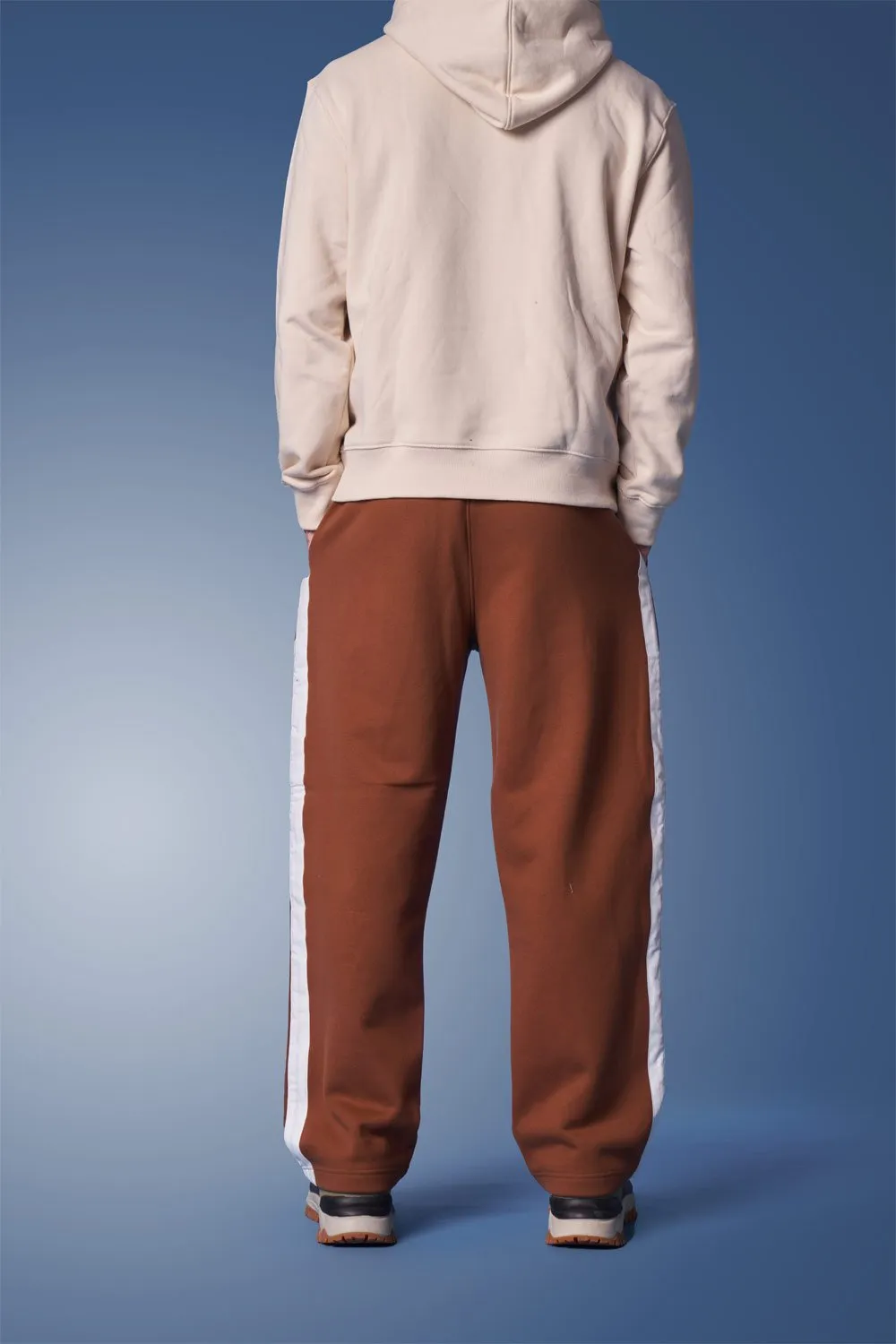 Brown Sporty Straight Fit Pants