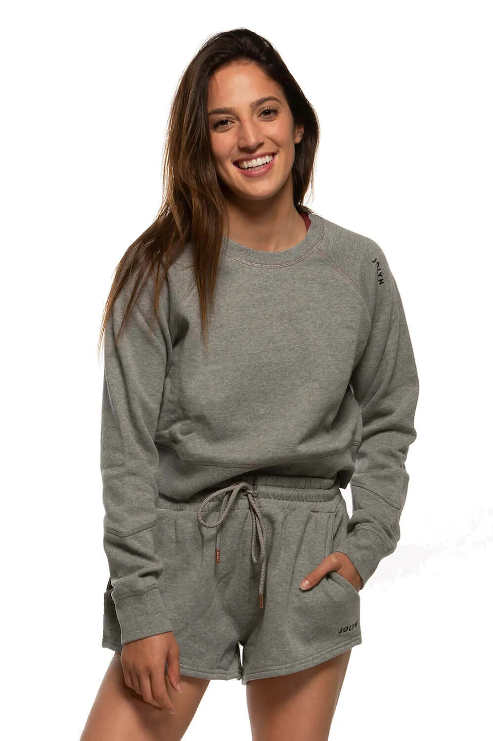 Brynn Cropped Fleece Crewneck