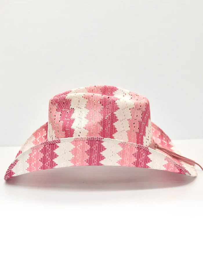 Bullhide TEENAGE DREAM 2766 Kids Western Straw Hat Pink