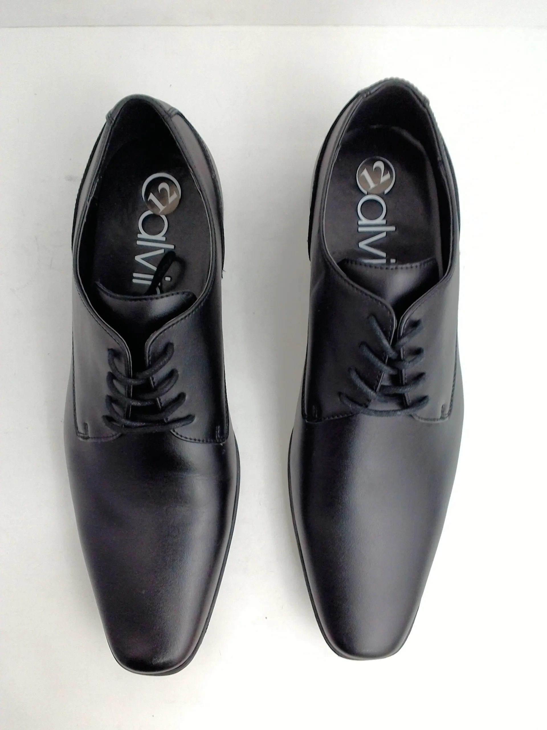 Calvin Klein Men's Brodie Oxford Black Leather Size 12 M