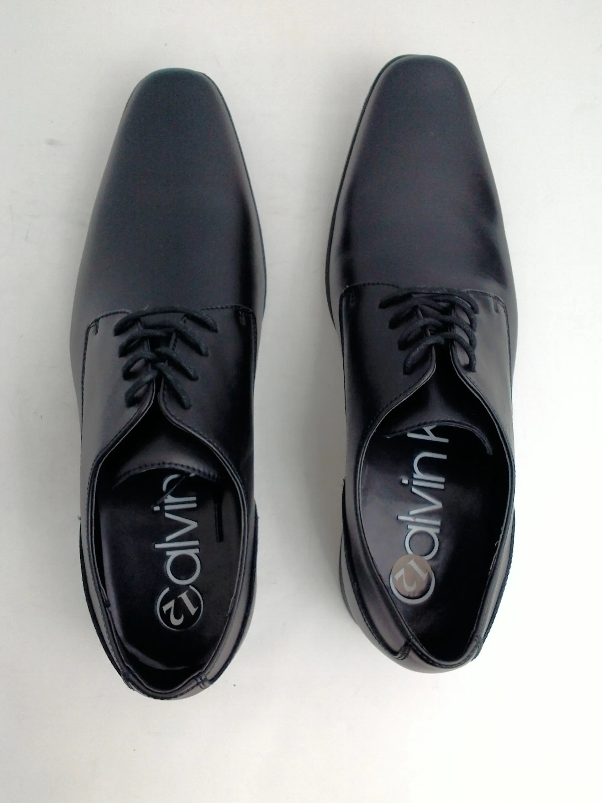 Calvin Klein Men's Brodie Oxford Black Leather Size 12 M