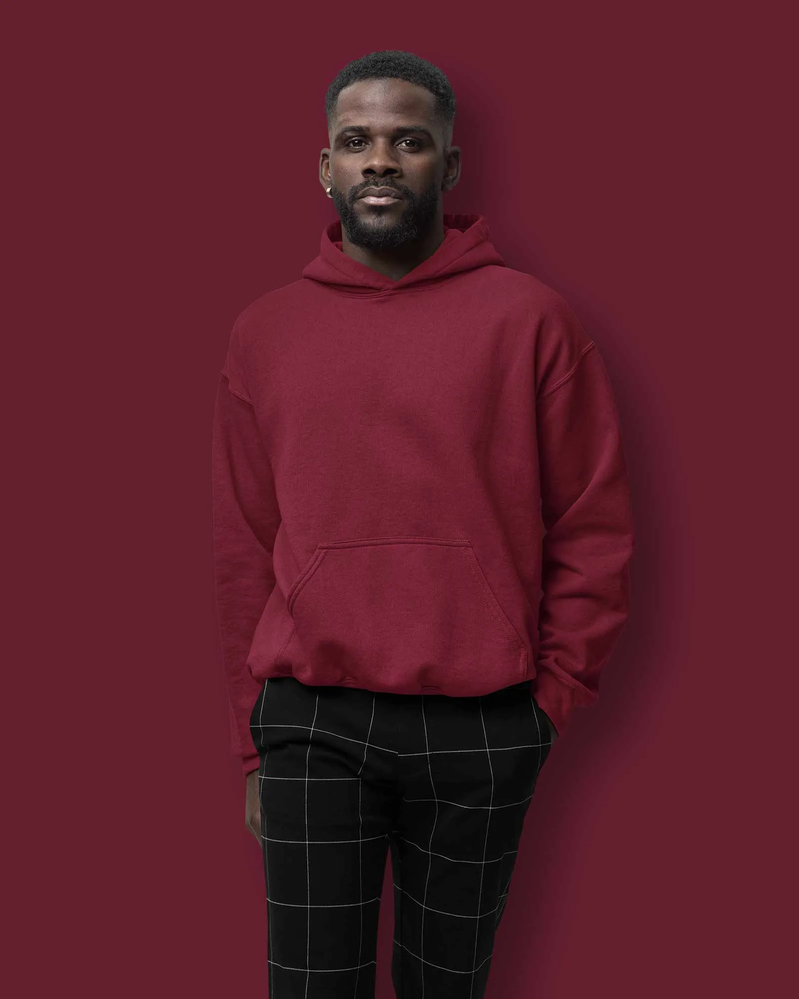 Classic Hoodie: Crimson