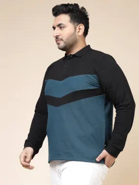 Colorblock Polo with Extended Sleeves