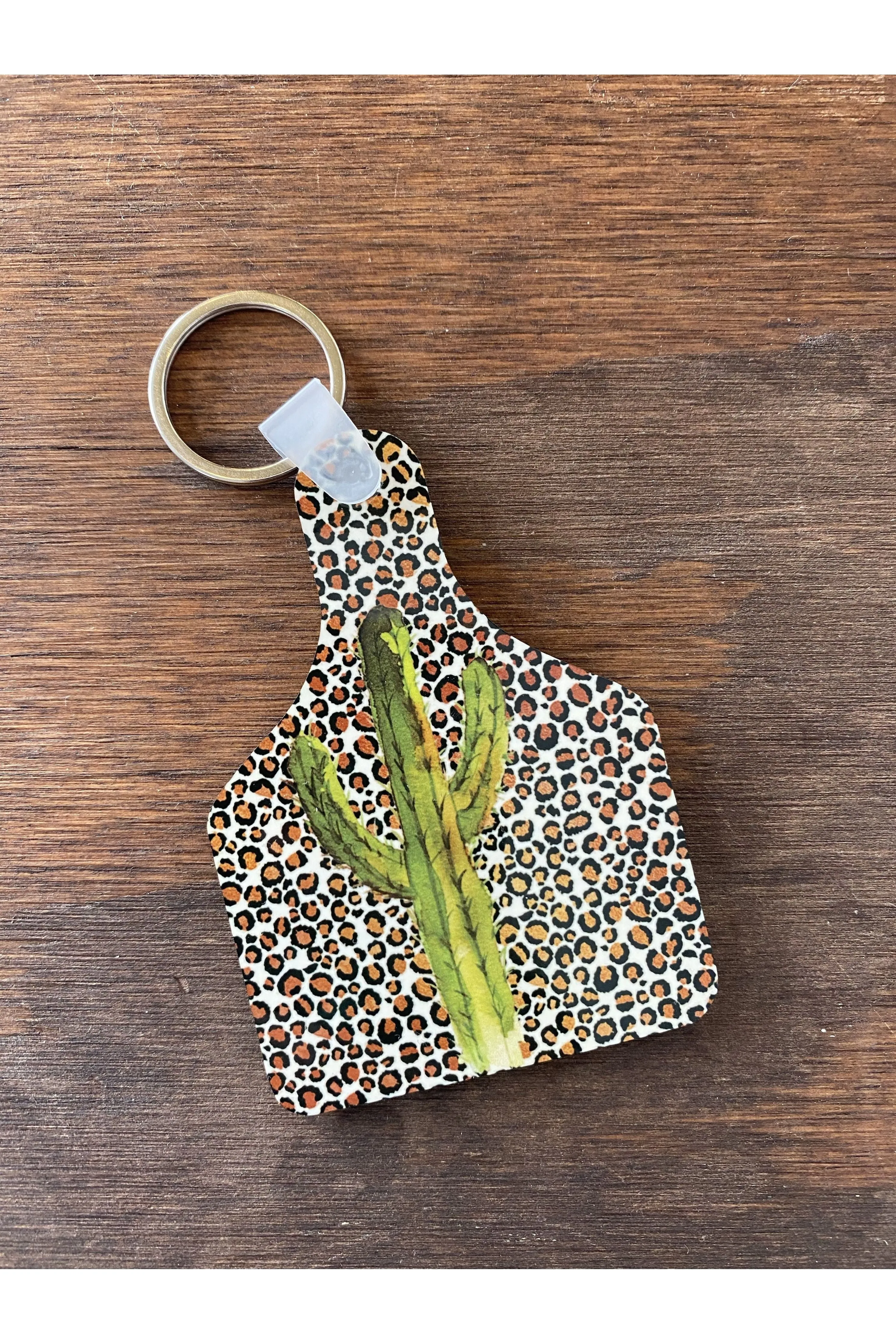 Cow Tag Keychains