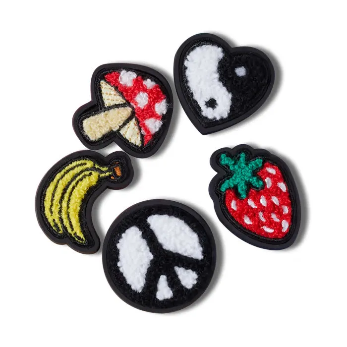 Crocs Jibbitz 5 Pack - Peace and Love Tufted