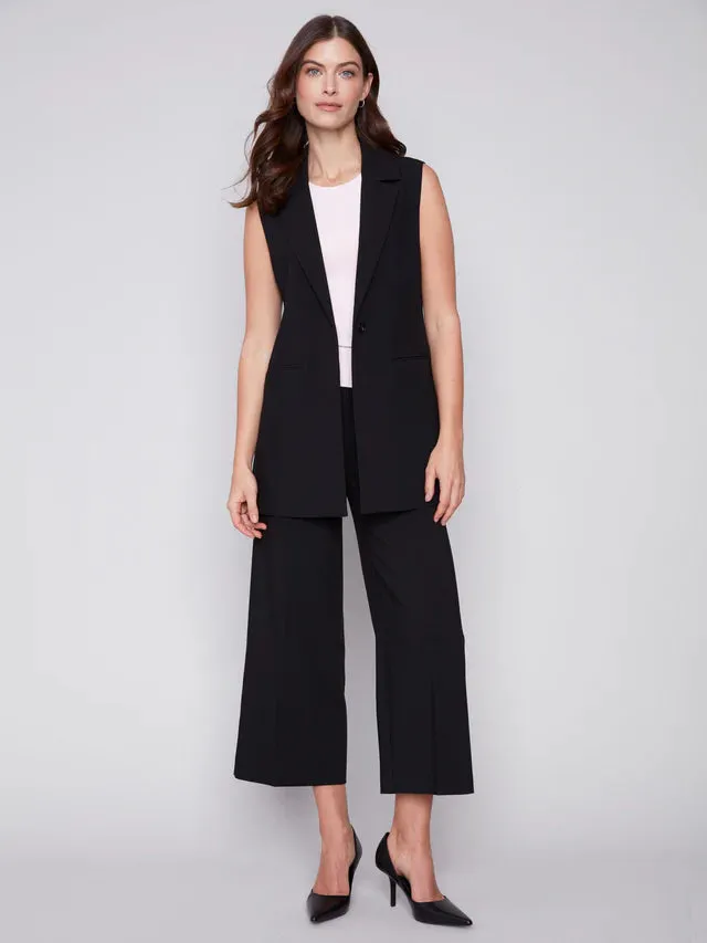 CROPPED WIDE LEG PANT