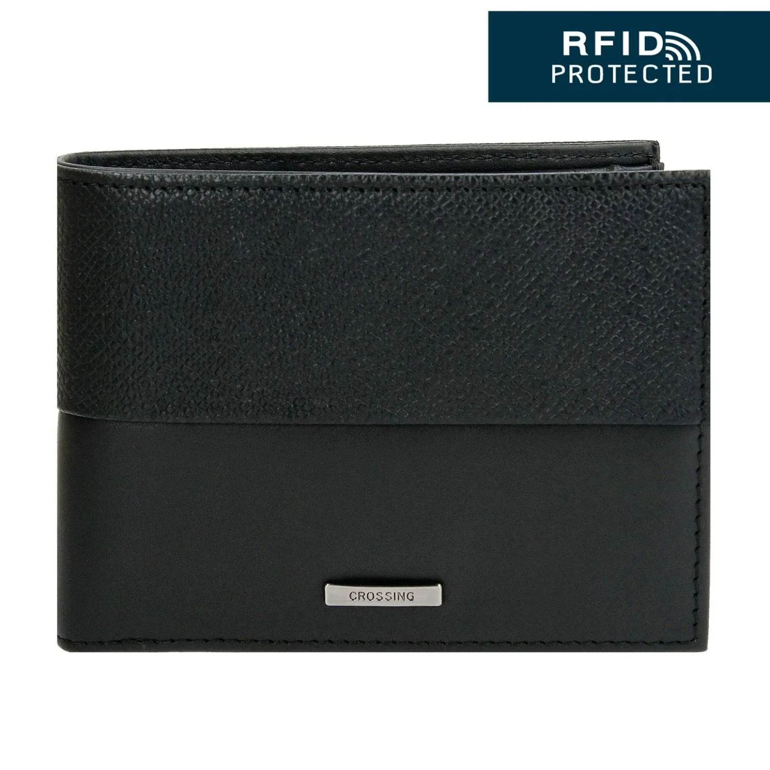 Crossing Infinite Slim Leather Wallet With Coin Pocket [5 Card Slots] RFID