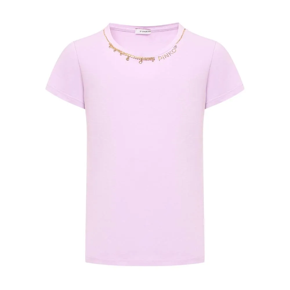 Crystal Embellished Logo T-shirt