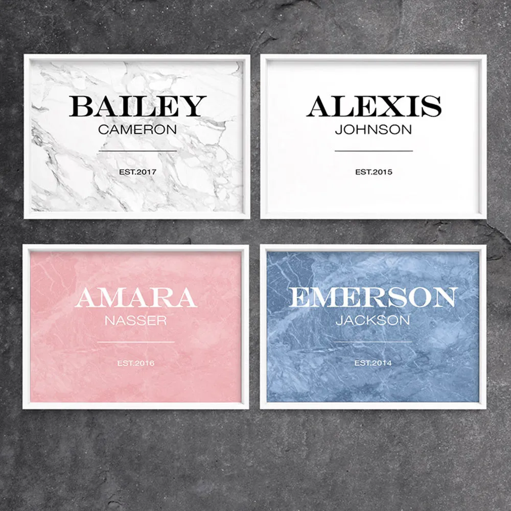 Custom Personalised Name | Marfa Style - Art Print