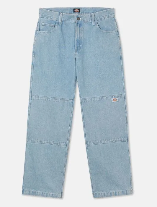 Dickies - Double Knee Denim Trousers - Light Wash