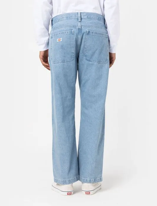 Dickies - Double Knee Denim Trousers - Light Wash