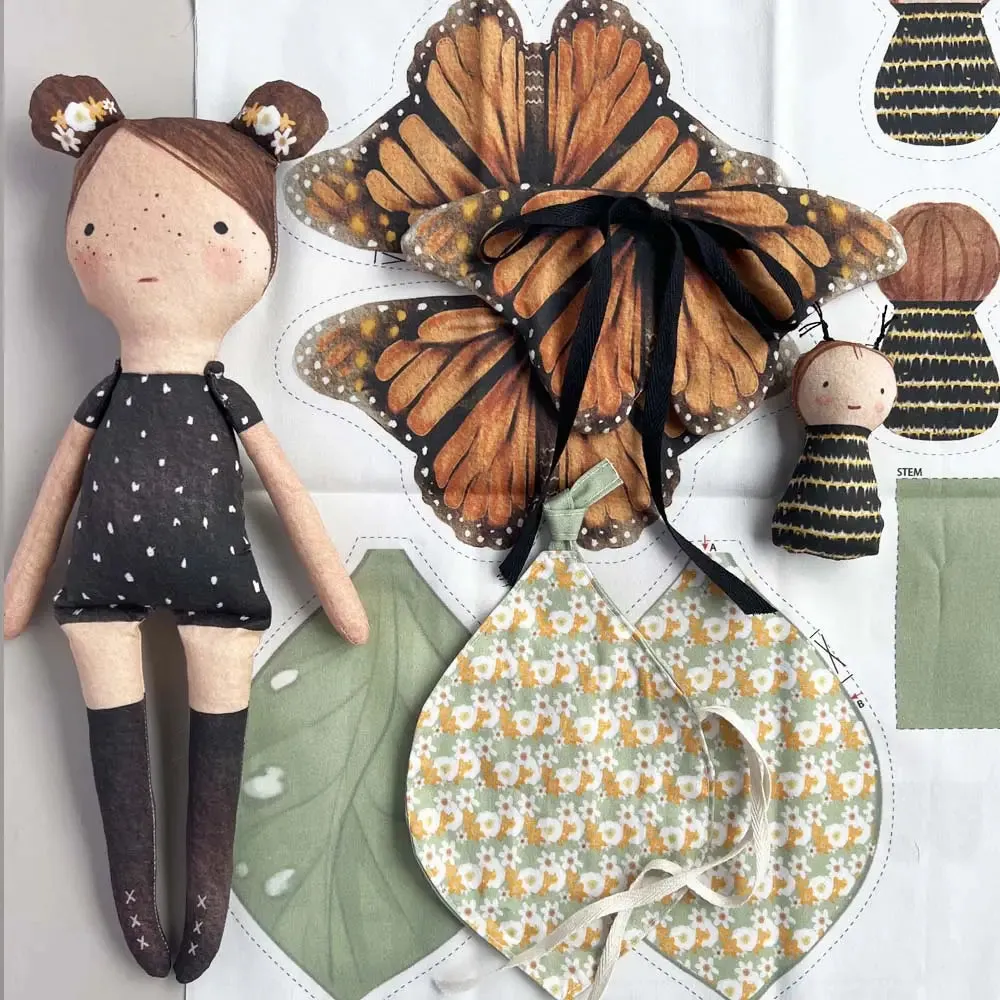 DIY Doll Kit Butterfly - Monarch