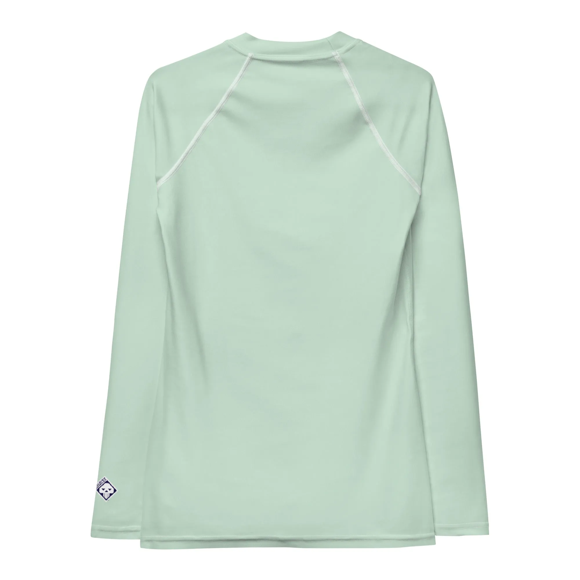 Elevated Essentials: Long Sleeve Solid Color Rash Guard for Women - Surf Crest