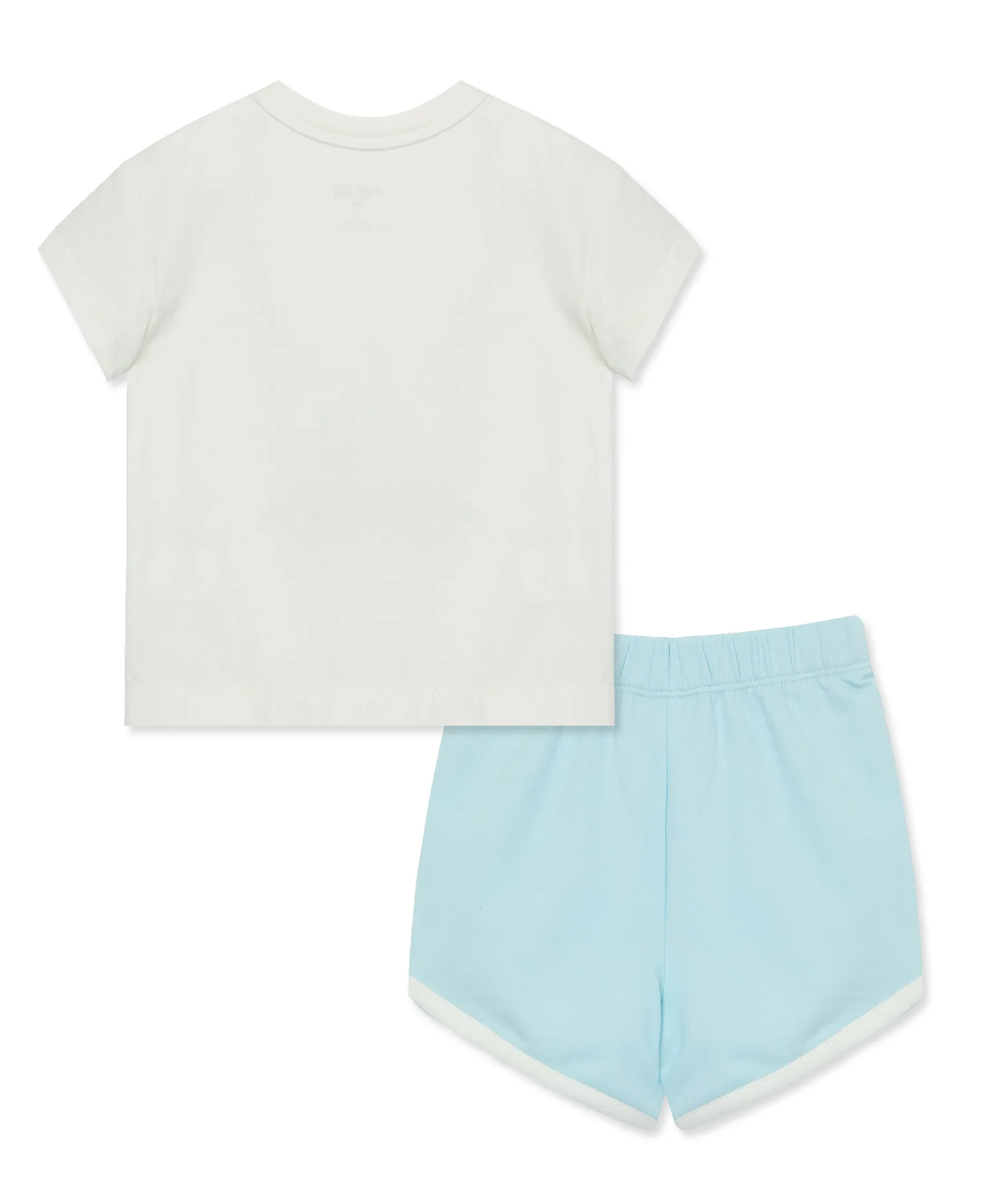 Focus Kids Blue Sail Away Retro Short Set (3M-12M)