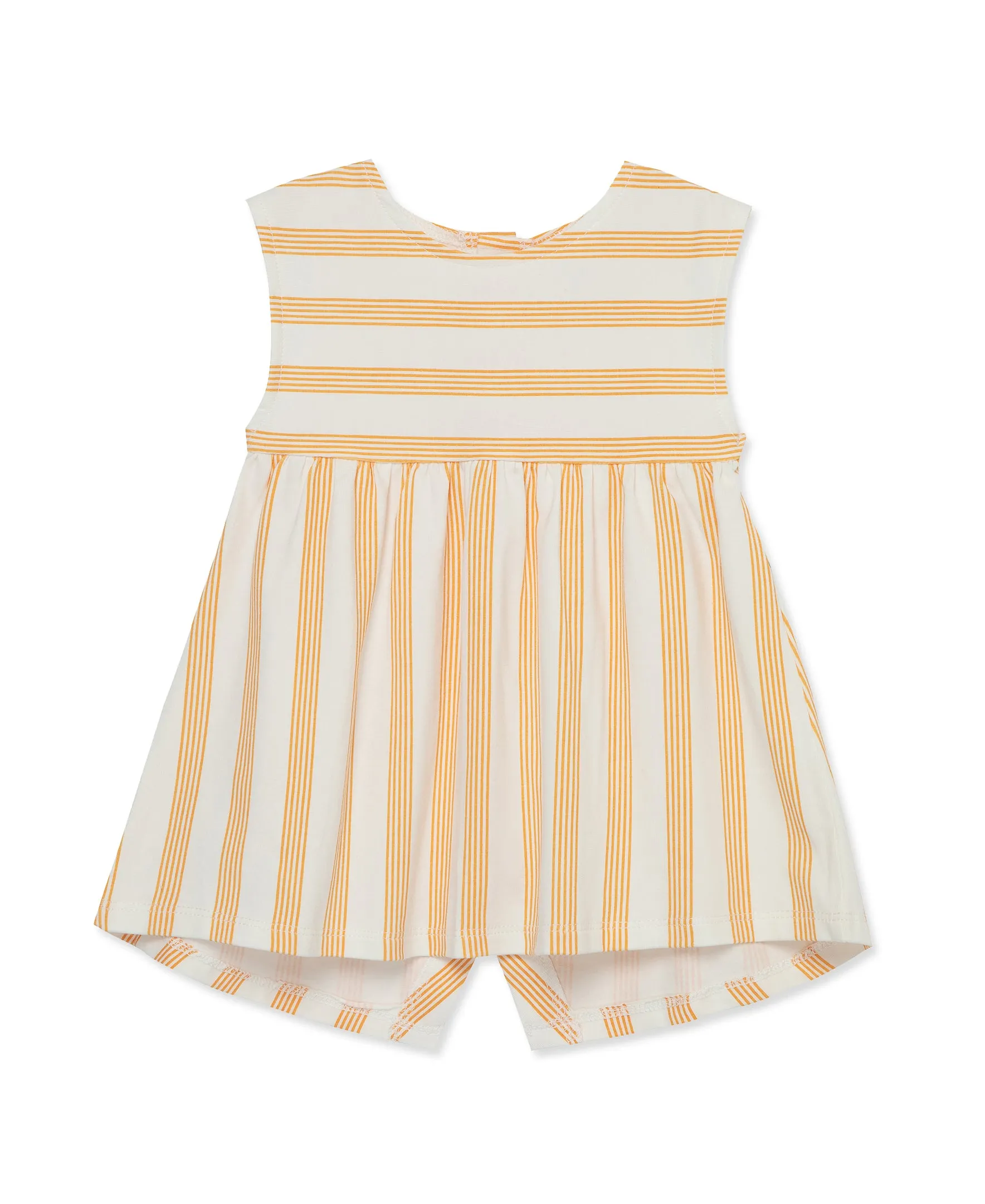 Focus Kids Orange Stripe Dress Set(12M-24M)