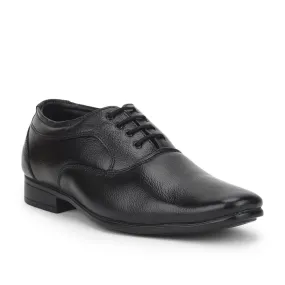 Fortune (Black) Formal Lace Up Derby Shoes For Men Hll-1 By Liberty