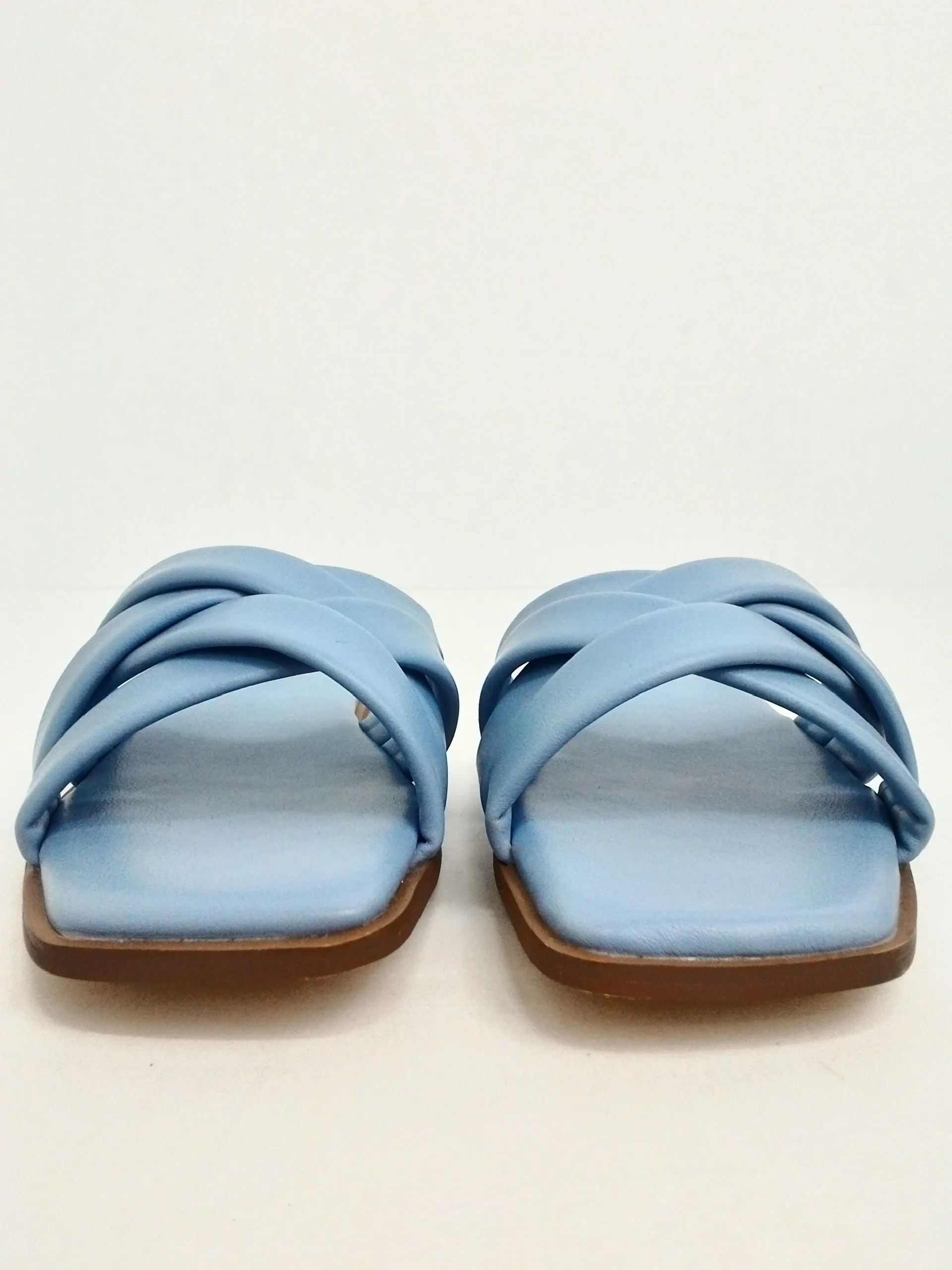 French Connection Women's Blue Flat Sandals Size 10 M