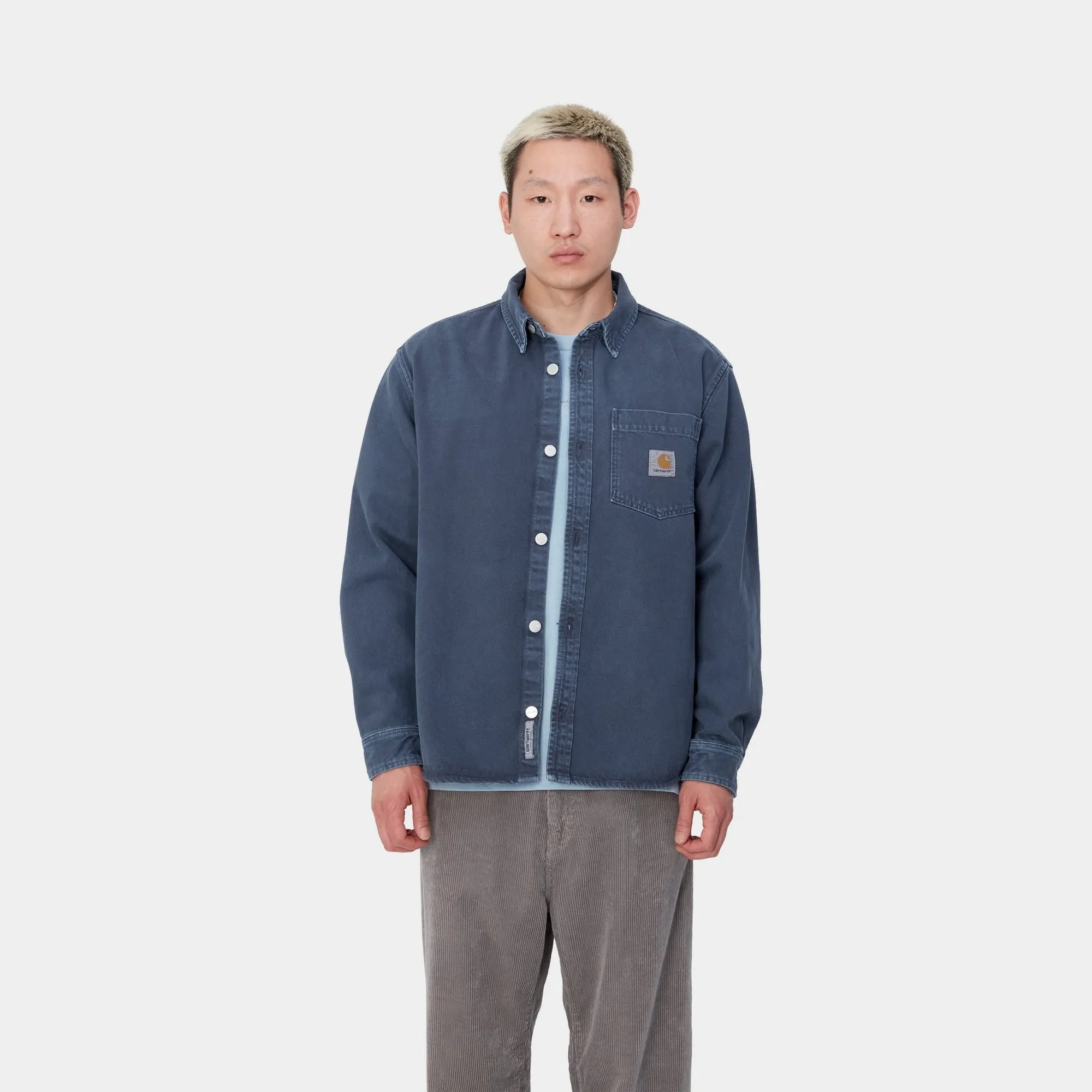 George Shirt Jacket | Air Force Blue (stone dyed)